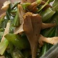 MULA's cooksnap of when they made ☆副菜♪長ねぎ・舞茸のバター醤油炒め☆.