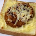 みかんぼうやの夢's cooksnap of when they made ボリュームあり♥マヨチーコロッケトースト.
