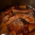moco424's cooksnap of when they made 圧力鍋で簡単☆ぶりのあら煮★(ぶり大根).