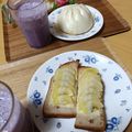 よちりん's cooksnap of when they made キウイのミルキーチーズトースト.