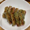 ママメイン！時々子供's cooksnap of when they made お弁当に♪カニカマの青のり焼き.