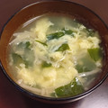 ma☆imisuna's cooksnap of when they made わかめとえのきのスープ.