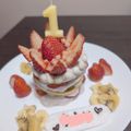 Madeleine7's cooksnap of when they made 離乳食　１歳のお誕生日ケーキ♥.