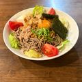プチシュ's cooksnap of when they made 冷製納豆サラダそば.