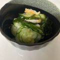 めぐまるママりんぼう's cooksnap of when they made 塩もみ無し☆きゅうり&竹輪☆わかめ常備菜.