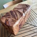 チャロネコ's cooksnap of when they made 憧れのマーブル模様★あん食パン～HB生地.