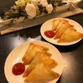 豆だいふく子's cooksnap of when they made おつまみにお弁当に☆はんぺんの三角春巻き.
