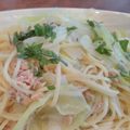 へのへのもへの's cooksnap of when they made 茹でて混ぜるだけ！キャベツナパスタ！.