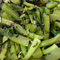 Beans◎GO☆'s cooksnap of when they made レンジで簡単！大根の葉の塩昆布生姜和え.