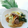 mamaRD's cooksnap of when they made 焼きそばんスパゲティ☆上海オイスター味.