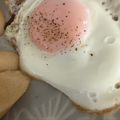 seesaa♪'s cooksnap of when they made ベーコンチーズの目玉焼き.