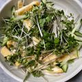 ♬のんのこ日和♬'s cooksnap of when they made 油揚げとブロッコリースプラウトのサラダ.