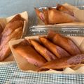 PoPoーmaimaimilk's cooksnap of when they made 春巻きの皮でアップルパイとさつまいもパイ.