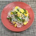 horseland's cooksnap of when they made 簡単！レタスとハムのそうめんチャンプルー.