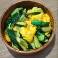 SEIKOREAN's cooksnap of when they made 意外に合う！きゅうりとたまごの炒め物.