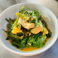 azbjbn's cooksnap of when they made すき焼き風春菊と豆腐の卵とじ☆.