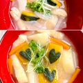 悠LOVE航's cooksnap of when they made 仕上げにかいわれ大根入れるだけお味噌汁.