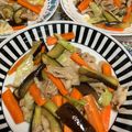 猫のミイヤ's cooksnap of when they made 豚バラなすの生姜焼き（人参入り）.