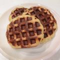 ●ゆゆゆ●'s cooksnap of when they made 袋でもみもみ♪ワッフル～抹茶編☆.