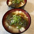 あい♪らんど's cooksnap of when they made とろろ昆布と豆腐のお吸い物.