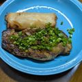 M130018's cooksnap of when they made 白ナスのステーキ♡にんにく醤油だれ.