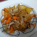 桃にゃ？'s cooksnap of when they made 豚バラ肉とじゃがいもの甘辛照り焼き炒め.