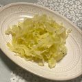 QPはにー's cooksnap of when they made ＊ザワークラウト風キャベツサラダ＊.