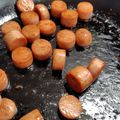 ひんべえ's cooksnap of when they made 魚肉ソーセージのバター醤油焼き.
