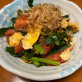 春風桃之介's cooksnap of when they made 和風ニラ玉トマト炒め.