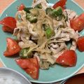 lala5's cooksnap of when they made ごま☆ポン酢で冷しゃぶ☆オクラあえ版.