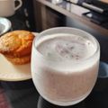 なち☆★'s cooksnap of when they made ブルーベリーバナナ♡恋するスムージー.