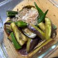momi's cooksnap of when they made レンジで簡単♪オクラとなすの煮びたし.