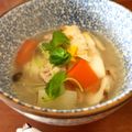 くまかっちゃん's cooksnap of when they made シンプル　鶏のお雑煮 （関東風）.