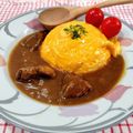 在宅勤務のおじさん's cooksnap of when they made リメイク★簡単★カレー【オムカレー】.