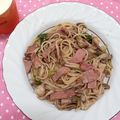 バンザイ's cooksnap of when they made 調味料３種で絶品♪舞茸の和風パスタ.