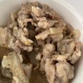 ブラジル's cooksnap of when they made ごぼうと蓮根の豚バラ味噌煮.