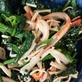 手抜きクック's cooksnap of when they made ほうれん草とカニカマの胡麻和え.