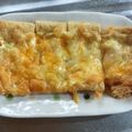 pegu0404's cooksnap of when they made 簡単すぎる！油揚げとチーズのピザ.