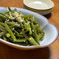 そろそろねんね's cooksnap of when they made くたくたいんげんのクレソルガーリック煮.