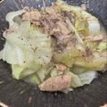 TeaChan214's cooksnap of when they made さば缶のさっぱりキャベツ蒸し.