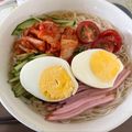 だんこいもころ's cooksnap of when they made ぶっかけ韓国冷麺風そうめん.