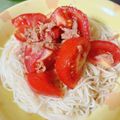 mimichan♡'s cooksnap of when they made 夏のランチに★ツナトマトそうめん.