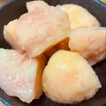 ForestGump's cooksnap of when they made 桃の切り方簡単綺麗ビックリするよ！.
