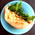 ひさかた's cooksnap of when they made しそと玉子のピタパン.