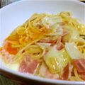 373あき's cooksnap of when they made とっても濃厚♪簡単カルボナーラ.