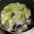 yu1211ma's cooksnap of when they made ブリ・豆腐・白菜の3点鍋.