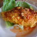 蜂３２５'s cooksnap of when they made はんぺん＆きのこのふゎとろオムレツ.