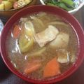 ふーふわり's cooksnap of when they made ♪具を多めに！元気が出る豚汁♪（芋煮）.