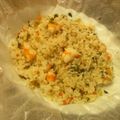 ジャフ's cooksnap of when they made 電子レンジでピラフ.
