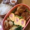 nakamucchi's cooksnap of when they made お弁当に！かわいい！ハム巻き卵焼き.